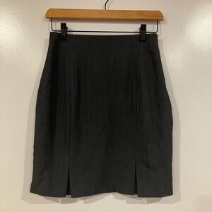 Vintage Mexx Grey Striped Pencil Skirt – Small